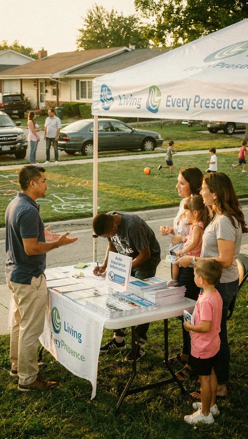 Diagram porównawczy różnych ofert ubezpieczeń samochodowych w USA.